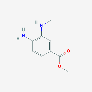 molecular formula C9H12N2O2 B1399617 Methyl 4-amino-3-(methylamino)benzoate CAS No. 616224-38-5