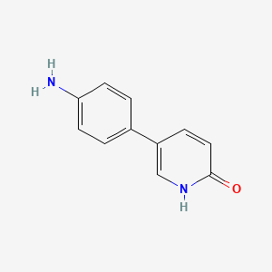 molecular formula C11H10N2O B13996229 5-(4-Aminophenyl)pyridin-2-OL CAS No. 1159819-58-5