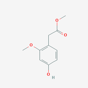 molecular formula C10H12O4 B1399650 Methyl 2-(4-hydroxy-2-methoxyphenyl)acetate CAS No. 499789-92-3