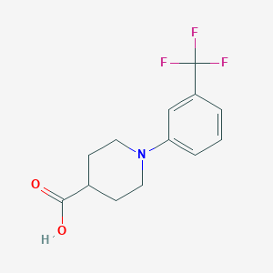 molecular formula C13H14F3NO2 B1399654 1-(3-(Trifluoromethyl)phenyl)piperidine-4-carboxylic acid CAS No. 847407-02-7