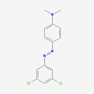 molecular formula C14H13Cl2N3 B13996590 4-[(e)-(3,5-Dichlorophenyl)diazenyl]-n,n-dimethylaniline CAS No. 21677-28-1