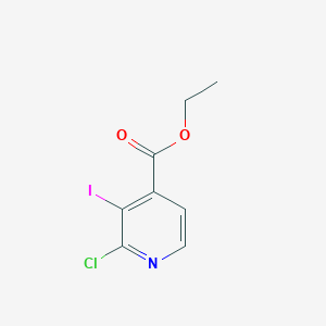 molecular formula C8H7ClINO2 B1399660 Ethyl 2-chloro-3-iodoisonicotinate CAS No. 1034132-14-3