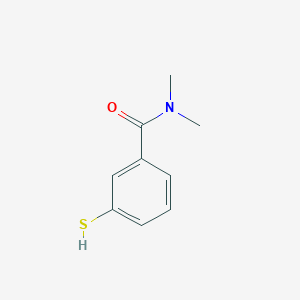 molecular formula C9H11NOS B1399667 3-Mercapto-N,N-dimethylbenzamide CAS No. 801315-71-9