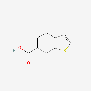 molecular formula C9H10O2S B13996910 4,5,6,7-Tetrahydrobenzo[b]thiophene-6-carboxylic acid 