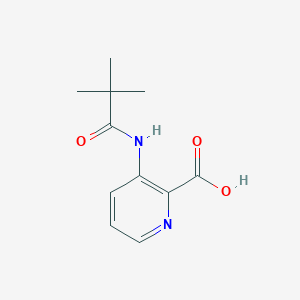 molecular formula C11H14N2O3 B13996912 3-Pivalamidopicolinic acid 