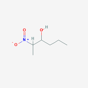 molecular formula C6H13NO3 B13996998 2-Nitrohexan-3-ol CAS No. 5448-00-0