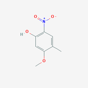 molecular formula C8H9NO4 B13997004 5-Methoxy-4-methyl-2-nitrophenol 