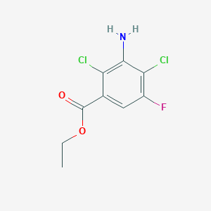 Ethyl 3-amino-2,4-dichloro-5-fluorobenzoate