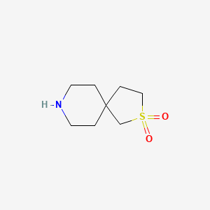 molecular formula C8H15NO2S B1399705 2-Thia-8-azaspiro[4.5]decane 2,2-dioxide CAS No. 1342704-43-1