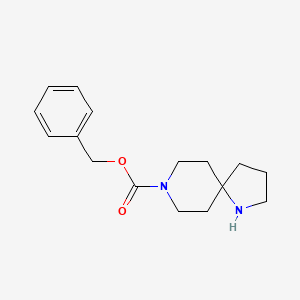 molecular formula C16H22N2O2 B1399723 1,8-Diaza-spiro[4.5]decane-8-carboxylic acid benzyl ester CAS No. 928114-04-9