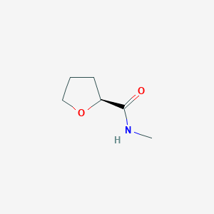 molecular formula C6H11NO2 B1399736 (2S)-N-methyloxolane-2-carboxamide CAS No. 1222386-56-2
