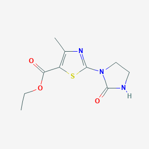 B1399767 Ethyl 4-methyl-2-(2-oxoimidazolidin-1-yl)thiazole-5-carboxylate CAS No. 1072806-73-5