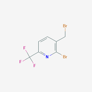 molecular formula C7H4Br2F3N B1399769 2-溴-3-溴甲基-6-(三氟甲基)吡啶 CAS No. 888738-20-3