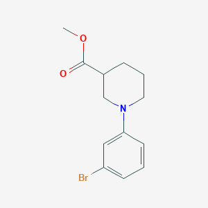 Methyl 1-(3-bromophenyl)piperidine-3-carboxylate