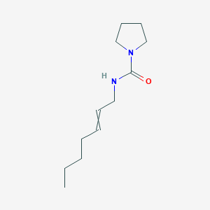 N-[(E)-hept-2-enyl]pyrrolidine-1-carboxamide