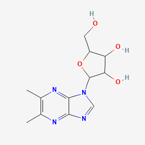 5,6-Dimethyl-1-pentofuranosyl-1h-imidazo[4,5-b]pyrazine