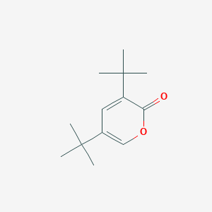 2H-Pyran-2-one, 3,5-bis(1,1-dimethylethyl)-