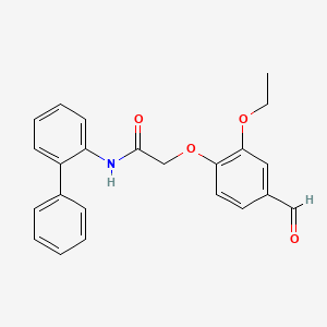 N-Biphenyl-2-yl-2-(2-ethoxy-4-formyl-phenoxy)-acetamide