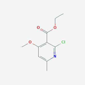 2-Chloro-4-methoxy-6-methylnicotinic acid ethyl ester