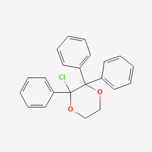 2-Chloro-2,3,3-triphenyl-1,4-dioxane