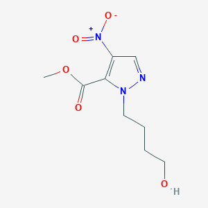 Methyl 1-(4-hydroxybutyl)-4-nitro-1H-pyrazole-5-carboxylate