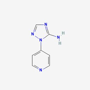 molecular formula C7H7N5 B1399781 1-(吡啶-4-基)-1H-1,2,4-三唑-5-胺 CAS No. 1250282-04-2