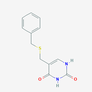 5-(benzylsulfanylmethyl)-1H-pyrimidine-2,4-dione