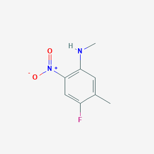 molecular formula C8H9FN2O2 B1399787 4-氟-N,5-二甲基-2-硝基苯胺 CAS No. 1312118-10-7