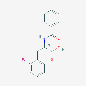 2-Benzamido-3-(2-fluorophenyl)propanoic acid