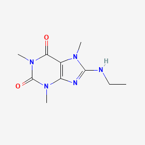 8-(Ethylamino)-1,3,7-trimethyl-3,7-dihydro-1h-purine-2,6-dione