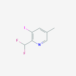 2-(Difluoromethyl)-3-iodo-5-methylpyridine