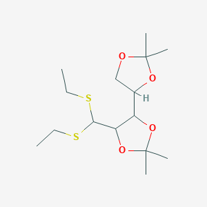 4-[Bis(ethylsulfanyl)methyl]-5-(2,2-dimethyl-1,3-dioxolan-4-yl)-2,2-dimethyl-1,3-dioxolane