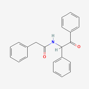 N-(2-Oxo-1,2-diphenylethyl)-2-phenylacetamide