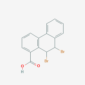 9,10-Dibromo-9,10-dihydrophenanthrene-1-carboxylic acid