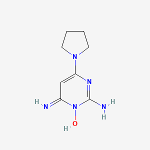 1-Hydroxy-6-imino-4-pyrrolidin-1-ylpyrimidin-2-amine