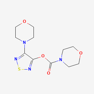 4-(Morpholin-4-yl)-1,2,5-thiadiazol-3-yl morpholine-4-carboxylate