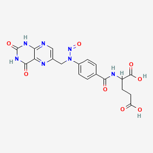 L-Glutamic acid, N-(4-(nitroso((1,2,3,4-tetrahydro-2,4-dioxo-6-pteridinyl)methyl)amino)benzoyl)-(9CI)