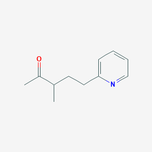 molecular formula C11H15NO B13998105 3-Methyl-5-(2-Pyridyl)-2-Pentanone 