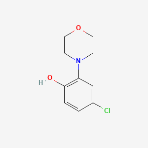 4-Chloro-2-(morpholin-4-yl)phenol