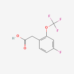 4-Fluoro-2-(trifluoromethoxy)phenylacetic acid