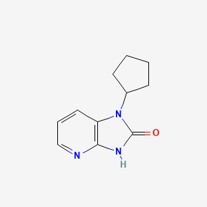 1-cyclopentyl-1H,2H,3H-imidazo[4,5-b]pyridin-2-one