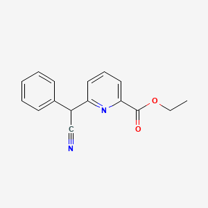 Ethyl 6-[cyano(phenyl)methyl]pyridine-2-carboxylate