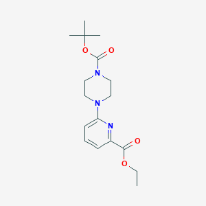 Tert-butyl 4-[6-(ethoxycarbonyl)pyridin-2-yl]piperazine-1-carboxylate