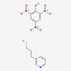 3-Pyridin-3-ylpropane-1-thiol;2,4,6-trinitrophenol