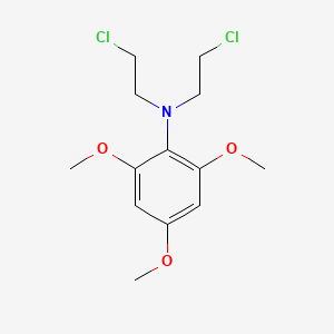 n,n-Bis(2-chloroethyl)-2,4,6-trimethoxyaniline