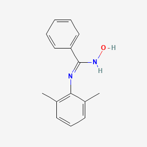 n'-(2,6-Dimethylphenyl)-n-hydroxybenzenecarboximidamide