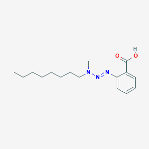 Benzoic acid, 2-(3-methyl-3-octyl-1-triazenyl)-