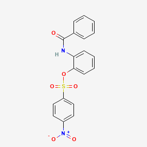 2-(Benzoylamino)phenyl 4-nitrobenzenesulfonate