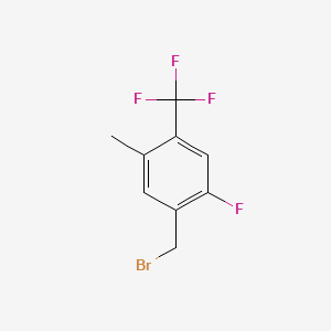 B1399838 2-Fluoro-5-methyl-4-(trifluoromethyl)benzyl bromide CAS No. 1323966-23-9