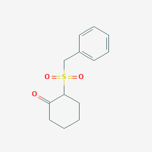 2-(Phenylmethanesulfonyl)cyclohexan-1-one